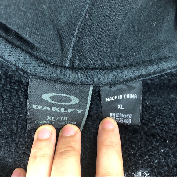 OAKLEY Men's Full Zip Hoodie Sweater - Picture 11 of 11